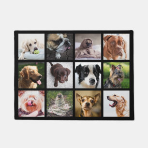 Schattigee & Grappige Honden Foto Collage deurmat