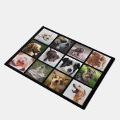 Schattigee & Grappige Honden Foto Collage deurmat (Schuin)