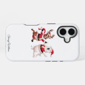 Schattigee Grappige Humor Trendy Modern Vrolijk Ke iPhone 16 Hoesje (Achterkant horizontaal)