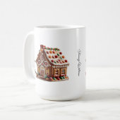 Schattigee Grappige Humor Trendy Modern Vrolijk Ke Koffiemok (Voorkant links)