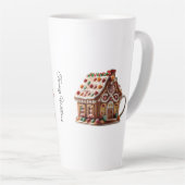 Schattigee Grappige Humor Trendy Modern Vrolijk Ke Latte Mok (Rechterhoek)