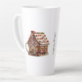 Schattigee Grappige Humor Trendy Modern Vrolijk Ke Latte Mok (Linkerhoek)