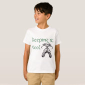 Schattigee Grappige Ierse Stap Dans Meisjes & Vrou T-shirt (Voorkant volledig)