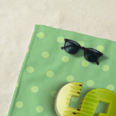 Schattigee grappige kiwi fruit zomer humor strandlaken (In situ)