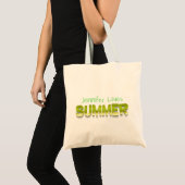 Schattigee grappige kiwi fruit zomer humor tote bag (Voorkant (product))