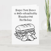 Schattigee grappige kleurplaat woordspeling | Gelu Kaart (Voorkant)