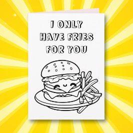 Schattigee grappige kleurplaat woordspeling | Gelu Kaart