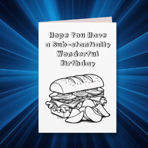 Schattigee grappige kleurplaat woordspeling   Gelu Kaart