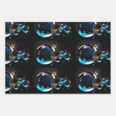 Schattigee grappige kleurrijke bubbels inpakpapier vel (Voorkant 3)