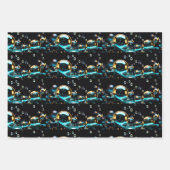 Schattigee grappige kleurrijke bubbels inpakpapier vel (Voorkant 2)