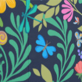 Schattigee Grappige Kleurrijke Floral Elegant Happ Behang (Zoom)