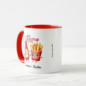 Schattigee & Grappige Koppels "Ketchup aan Mijn Fr Mok (Voorkant links)
