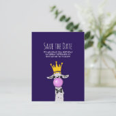 Schattigee Grappige Llama Illustratie Partij Opsla Briefkaart (Staand voorkant)