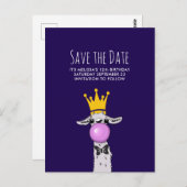 Schattigee Grappige Llama Illustratie Partij Opsla Briefkaart (Voorkant / Achterkant)