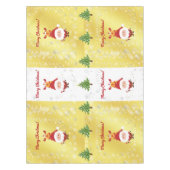 Schattigee Grappige Moderne Rudolph Kerstbomen Tafelkleed (Voorkant)