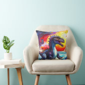 Schattigee Grappige Mozaïek Dinosaurussen kussen k (Stoel)