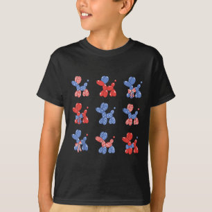 Schattigee Grappige Patriottische Ballonhond Coque T-shirt