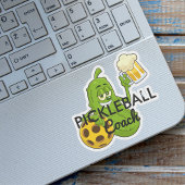 Schattigee Grappige Pickleball Coach Custom Sticker