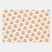 Schattigee Grappige Polka Dots Christmas Gift Box Inpakpapier Vel (Voorkant 3)