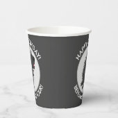 Schattigee grappige porcupine gepersonaliseerde ve papieren bekers (Links)