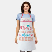 Schattigee Grappige Quote Gift voor Mom Kitchen Schort (Gedragen)