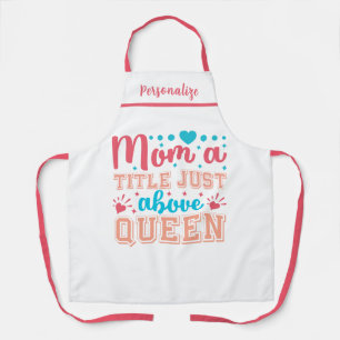 Schattigee Grappige Quote Gift voor Mom Kitchen Schort