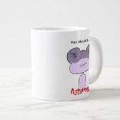 Schattigee grappige relatable kikker mok voor koff (Voorkant rechts)