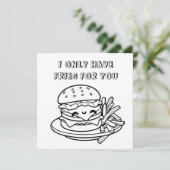 Schattigee grappige romantische woordspeling voor  (Staand voorkant)