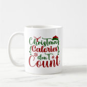 Schattigee Grappige Seizoensgebonden Feestdagen Sa Koffiemok (Links)