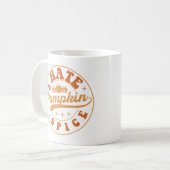 Schattigee Grappige Seizoensgebonden Herfst Haat P Koffiemok (Voorkant links)