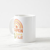 Schattigee Grappige Seizoensgebonden Herfst Pompoe Koffiemok (Voorkant links)