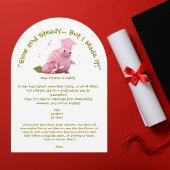 Schattigee Grappige Snail Foto Afstudeerfeest Kaart