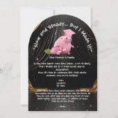 Schattigee Grappige Snail Foto Afstudeerfeest Kaart (Voorkant)