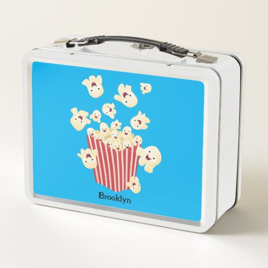 Schattigee grappige springen popcorn cartoon (Achterkant)