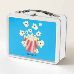Schattigee grappige springen popcorn cartoon