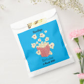 Schattigee grappige springen popcorn cartoon bedankzakje (Gezegeld)