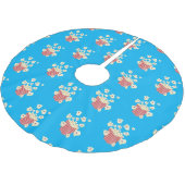 Schattigee grappige springen popcorn cartoon kerstboom rok (Gekanteld)