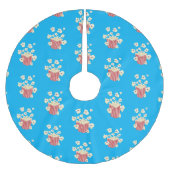 Schattigee grappige springen popcorn cartoon kerstboom rok (Voorkant)