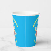 Schattigee grappige springen popcorn cartoon papieren bekers (Rechts)