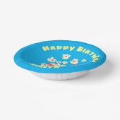 Schattigee grappige springen popcorn cartoon papieren kommen (Gebogen)