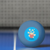 Schattigee grappige springen popcorn cartoon pingpongbal (Net)