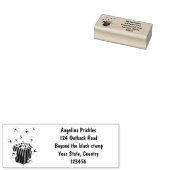 Schattigee grappige springen popcorn cartoon rubberstempel (Gestempeld)