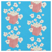 Schattigee grappige springen popcorn cartoon stof (Close Up)