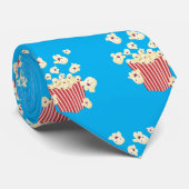 Schattigee grappige springen popcorn cartoon stropdas (Opgerold)