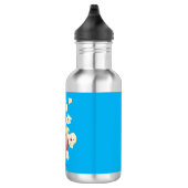 Schattigee grappige springen popcorn cartoon waterfles  (Rechts)