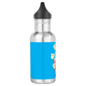 Schattigee grappige springen popcorn cartoon waterfles  (Links)