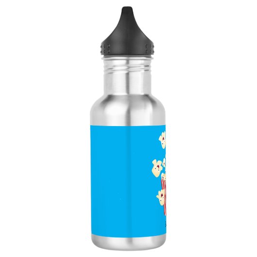 Schattigee grappige springen popcorn cartoon waterfles  (Links)