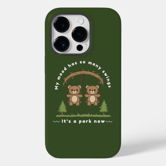 Schattigee grappige stemmingswisselingen Case-Mate iPhone case (Achterkant)