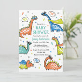 Schattigee grappige superheld dinosaurussen op wit kaart (Staand voorkant)