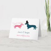 Schattigee Grappige Trouwteckel Gefeliciteerd Kaart (Voorkant)